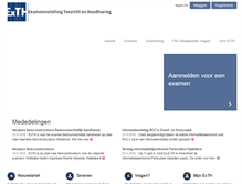 Tablet Screenshot of exth.nl